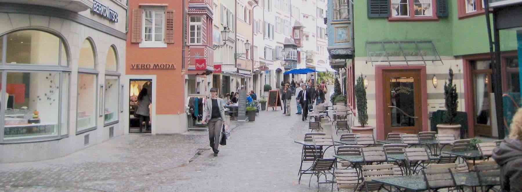 Street cafes, Bern, Switzerland