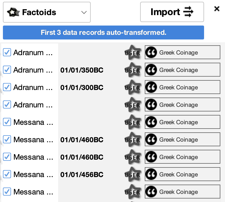 A Running Reality world is comprised of user layers, user factoids, and the baseline factoids.