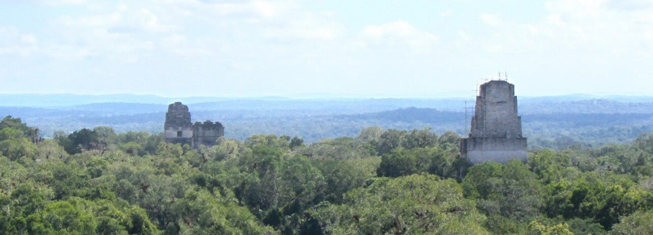 Tikal, the great Mayan capital in what is now Guatemala.